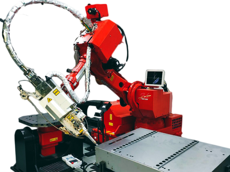 アマダ FLW-3000 ENSIS – 6軸ロボットアーム搭載のファイバーレーザー溶接システム。